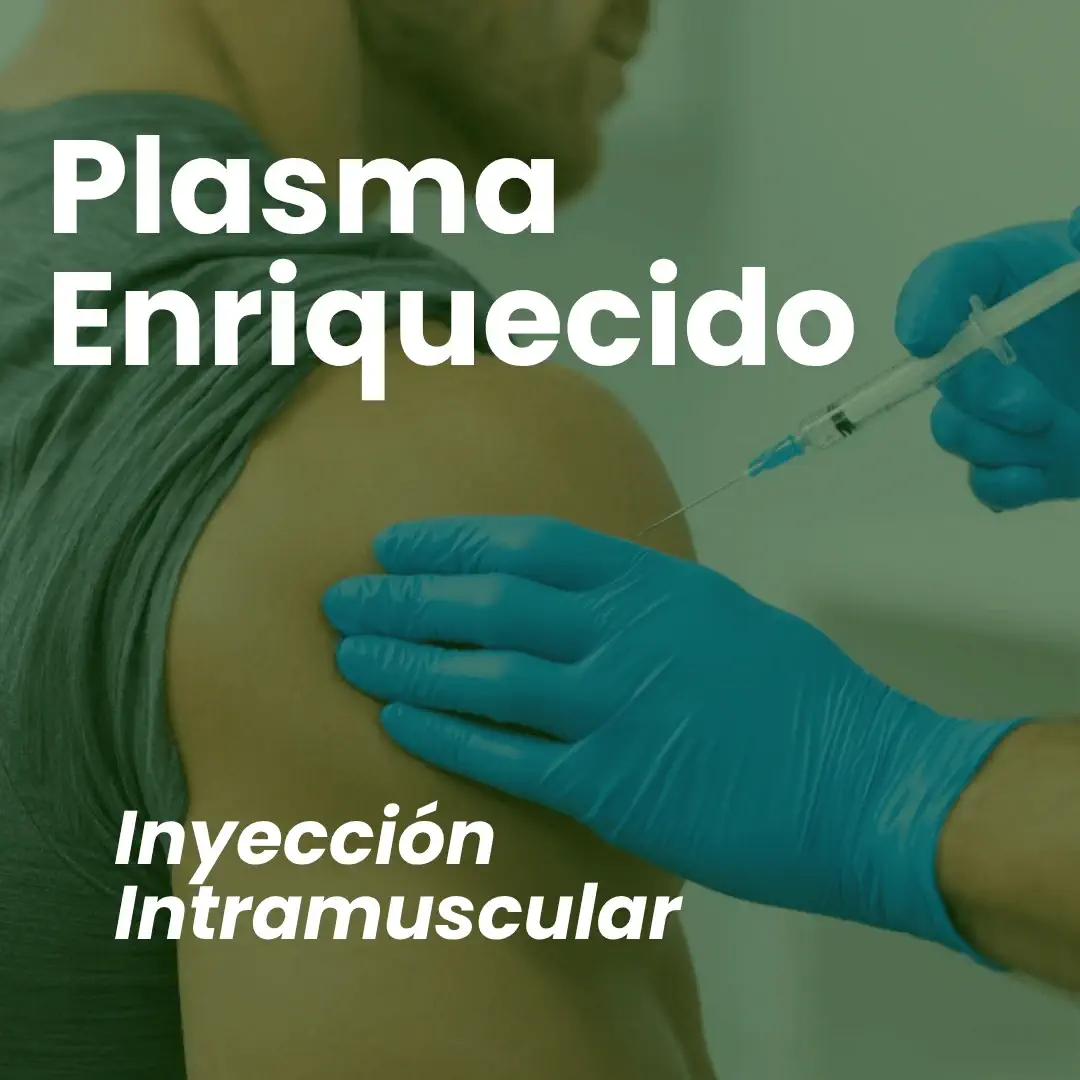 Plasma enriquecido inyección intramuscular para deportistas en Quito